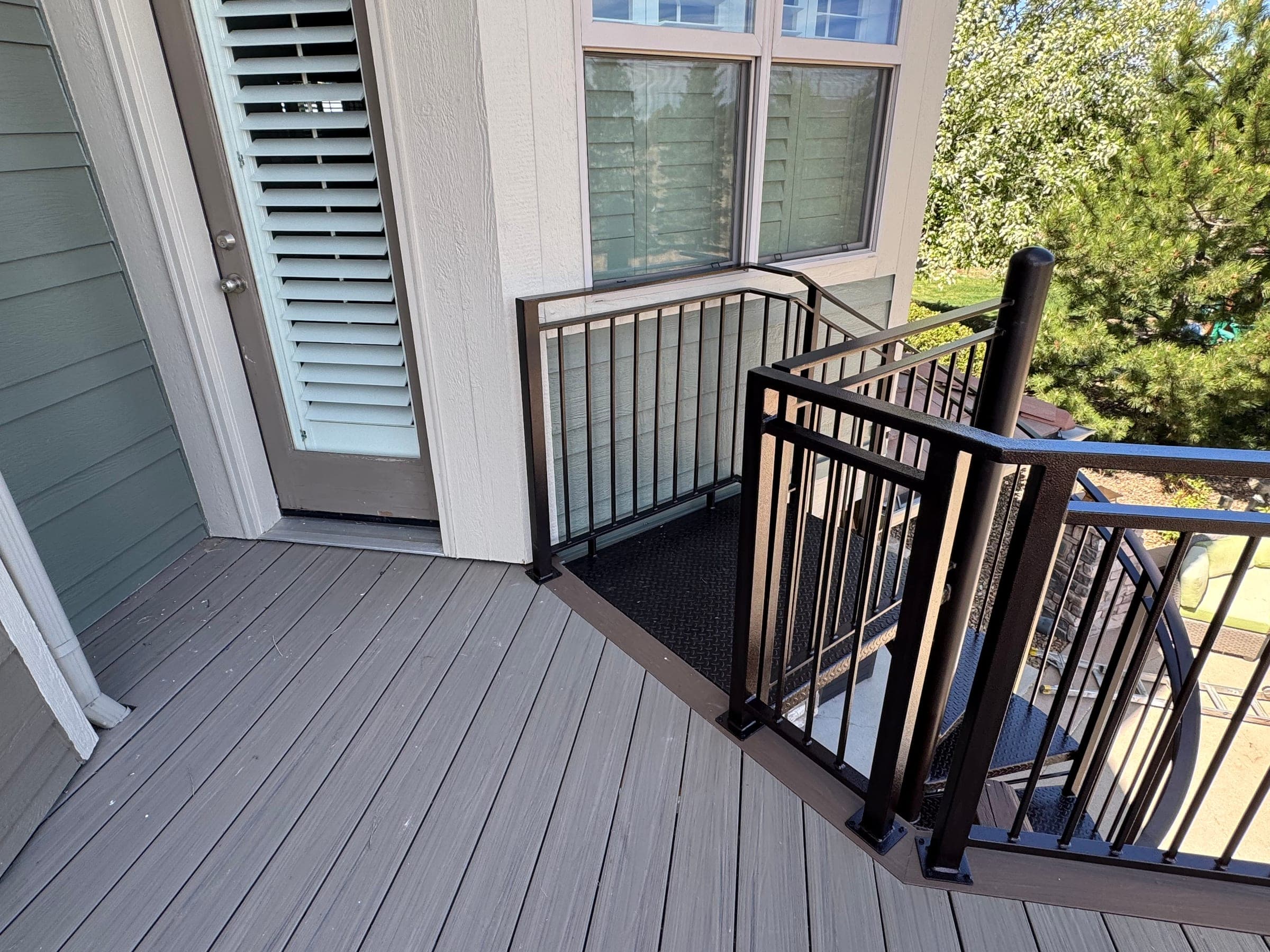 Composite deck built by Haka Decks in the Denver metro