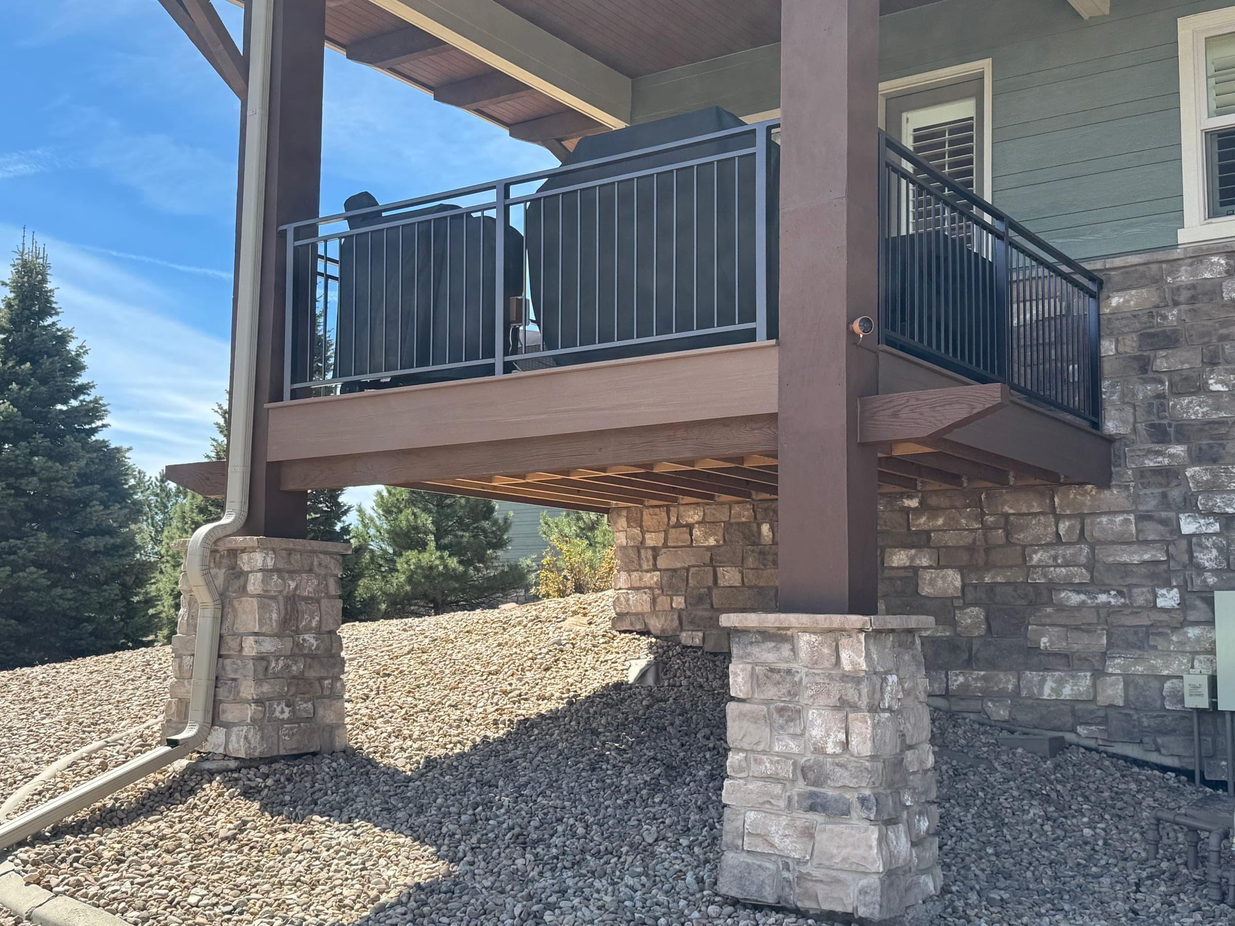 Two-Tier Composite Deck in Centennial, CO — gallery photo 6