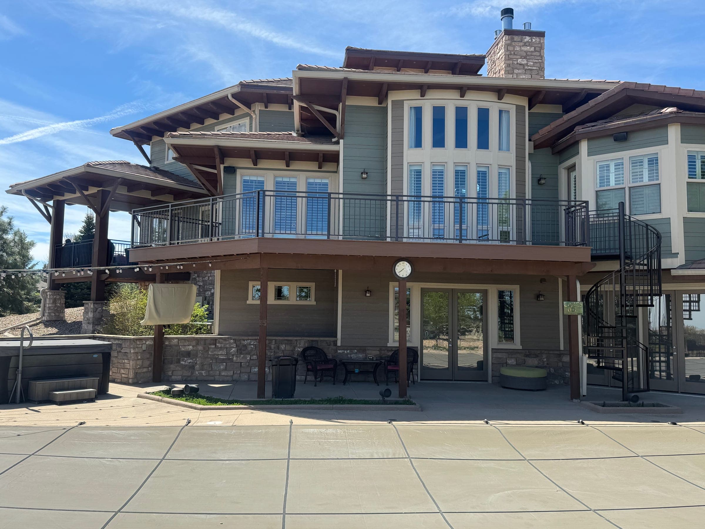 Composite deck built by Haka Decks in the Denver metro