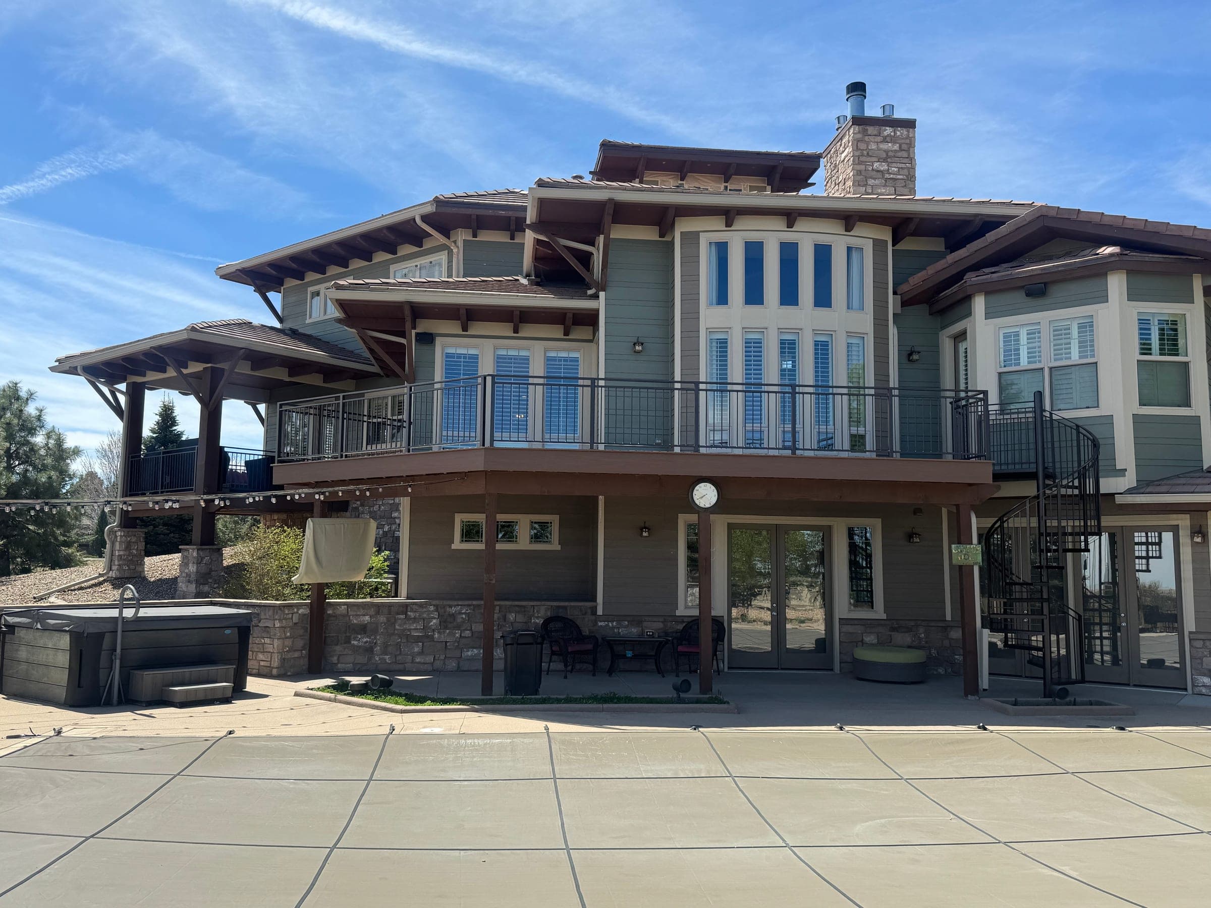 Two-Tier Composite Deck in Centennial, CO — gallery photo 9