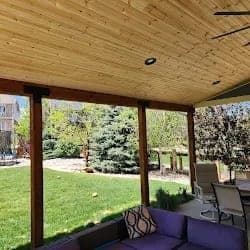 Tongue-and-Groove Patio Cover in Littleton, CO — gallery photo 3