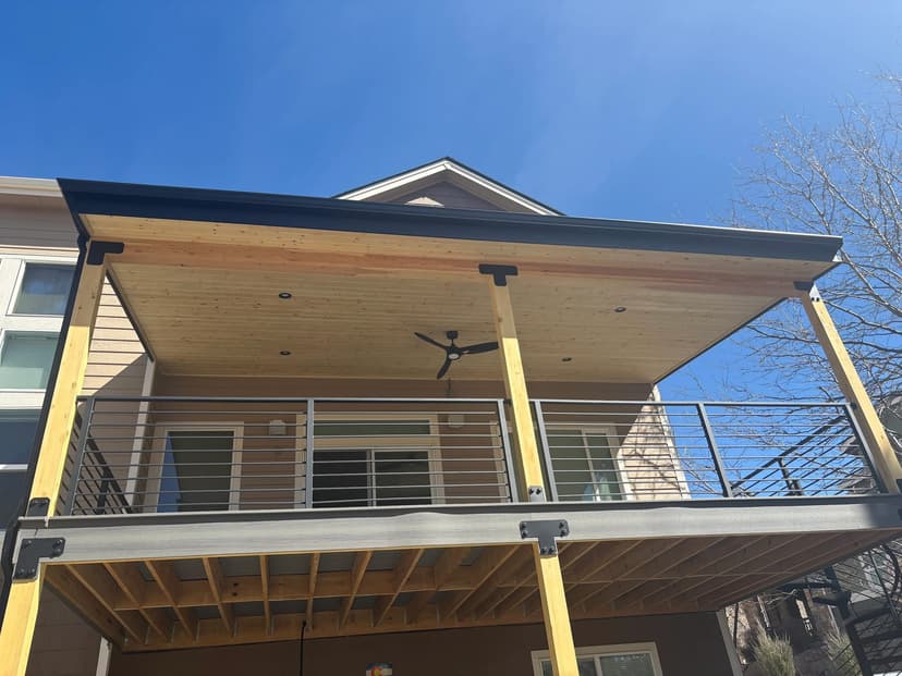 Balcony Build Covered Deck Cost in Denver (2026) | Haka Decks